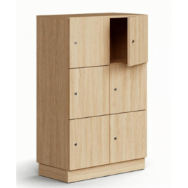 Locker de Melamina 6 Puertas